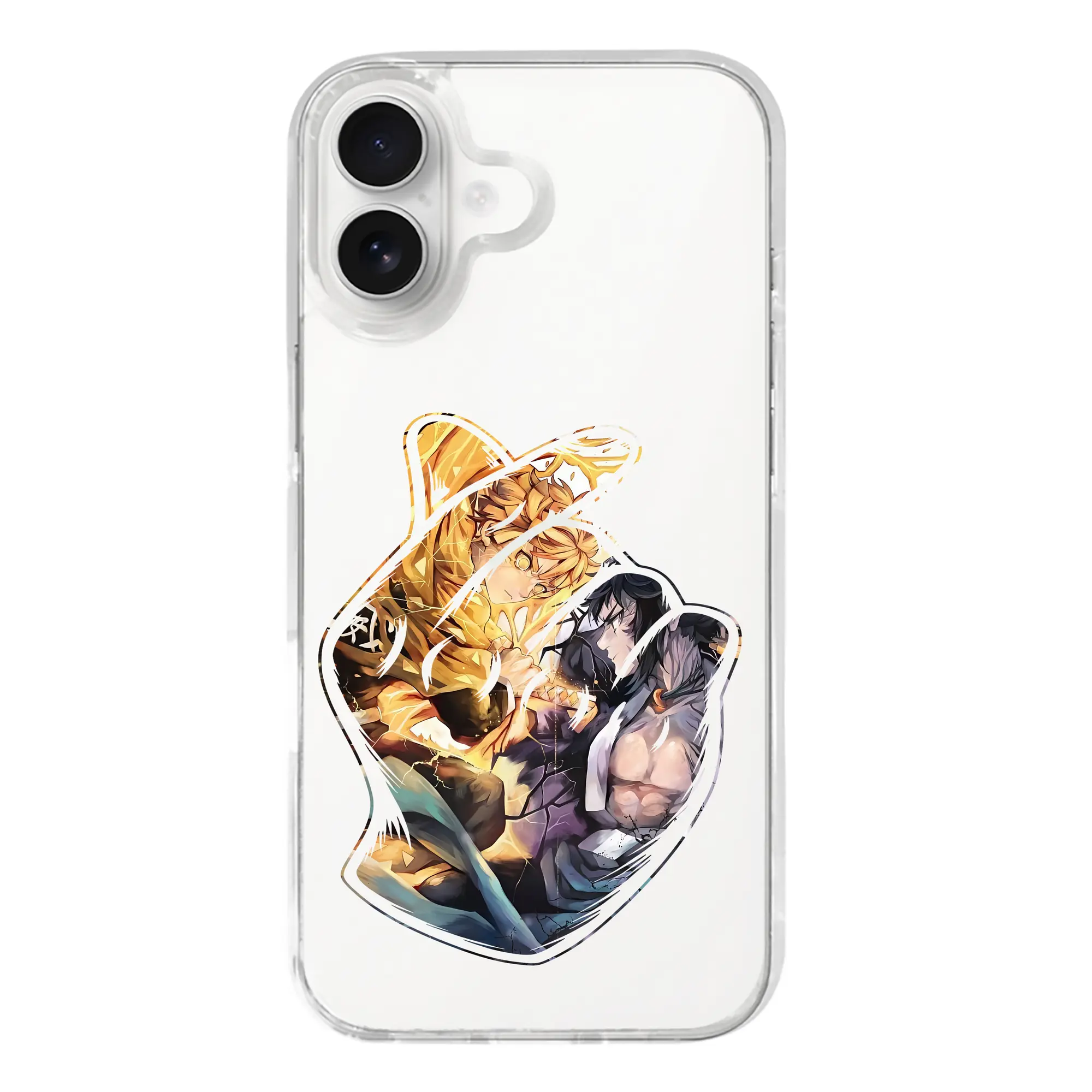 鬼滅の刃 グッズ,我妻 善逸 - iPhone 17シリーズ 透明スマホケース – 薄型・耐衝撃・精密フィット保護カバー